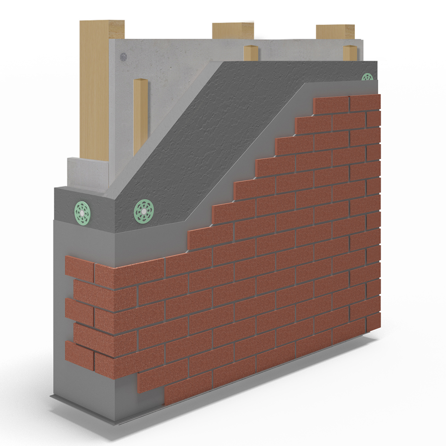 Wetherby Modular 2 External Wall Insulation System - BAW_20_145_S_A_UK - Timber Frame - Drainage Cavity - EEPS - WBS Brick Slip 7