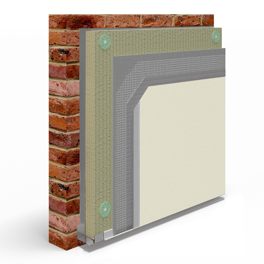 A1 Stone Wool & Mineral Render Direct Fix System
