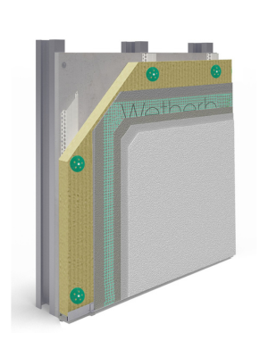 Render Cavity Rails Steel Frame Cavity Rail Stone Wool Silicone Render System New ...