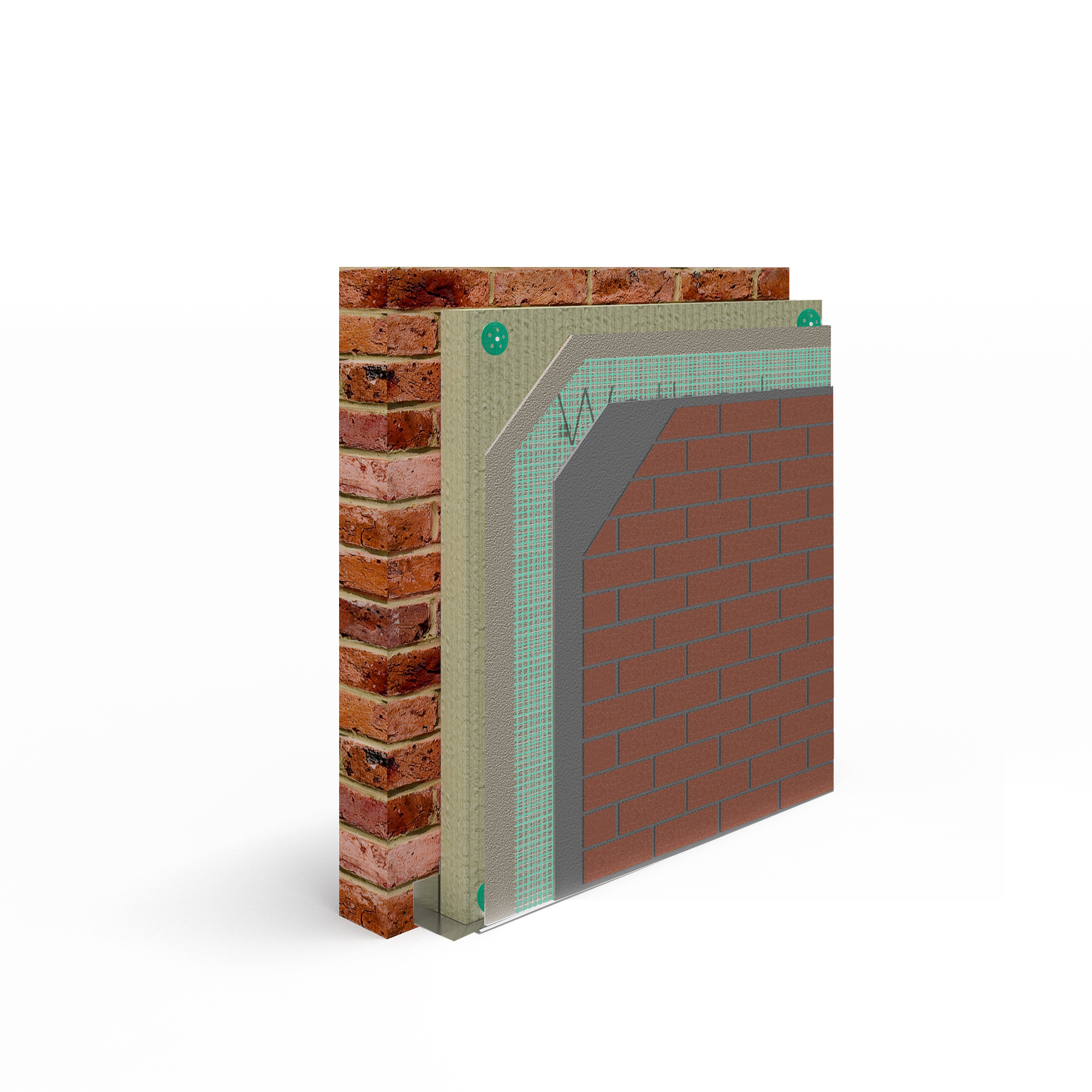Render Cavity Rails Timber Frame Cavity Rail Stone Wool Acrylic Brick Slip System ...